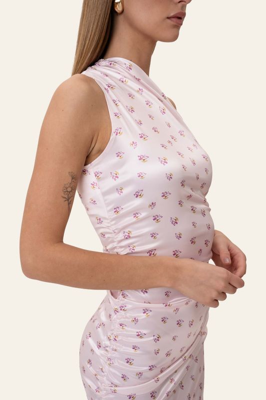 Andrea Satin Dress